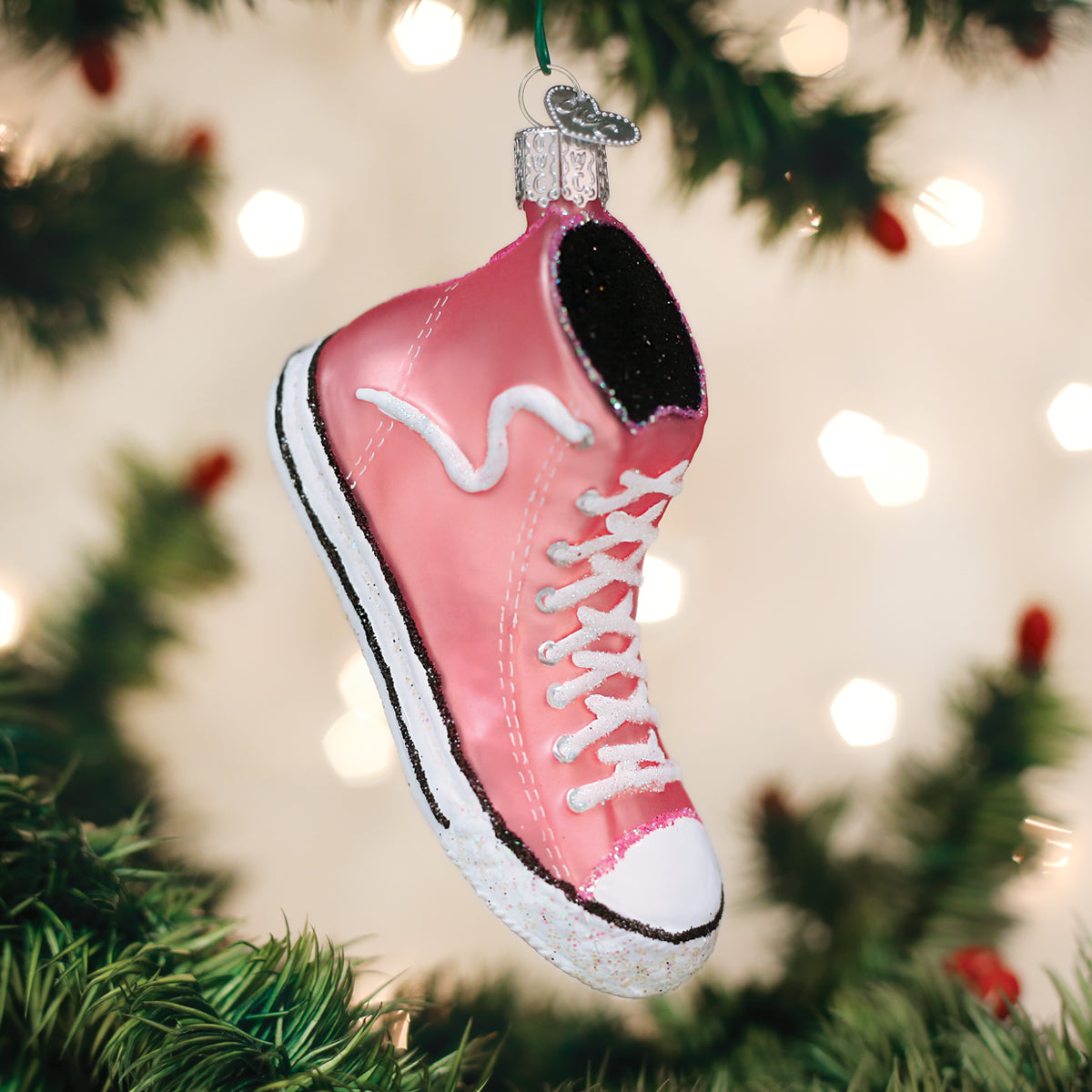 Pink High-top Sneaker Old World Christmas