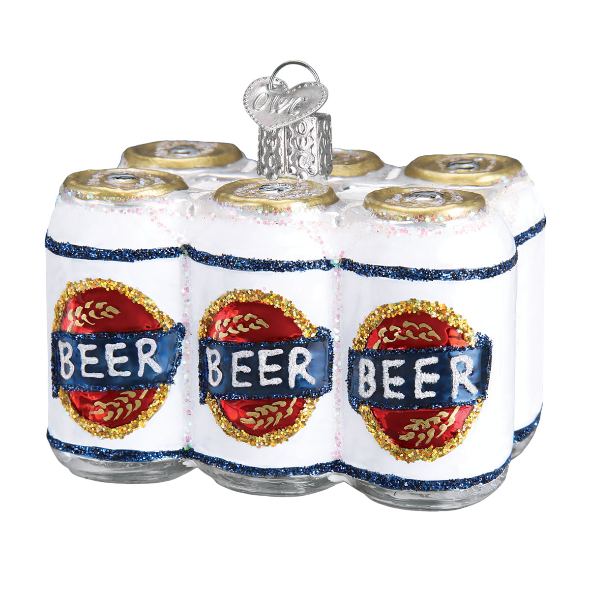 Six Pack Of Beer Ornament Old World Christmas