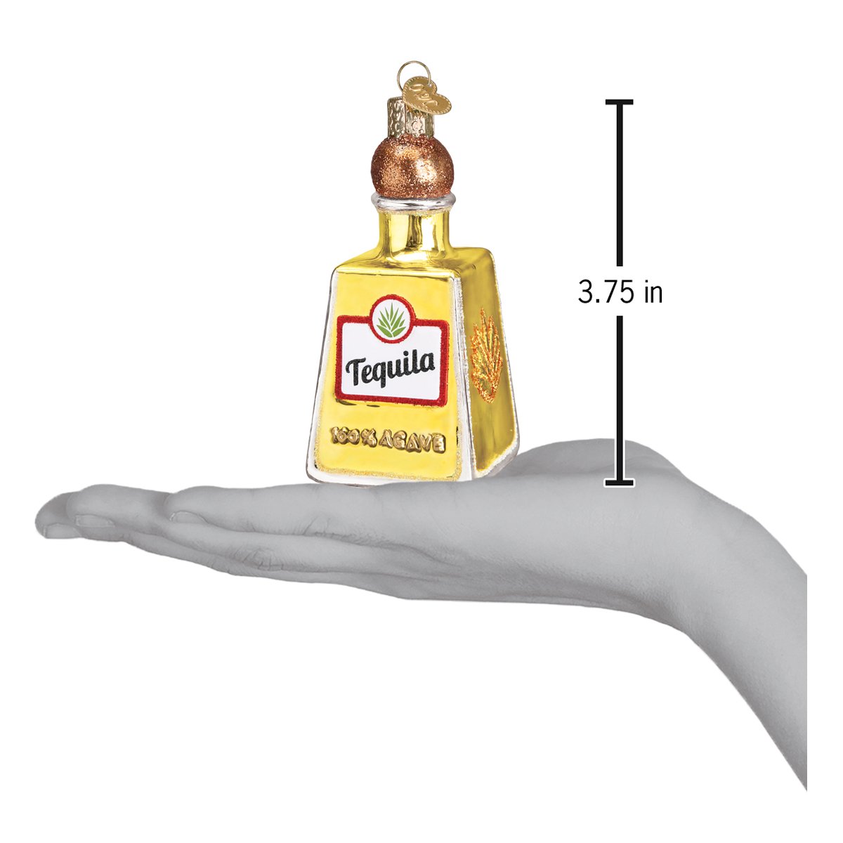 Tequila Bottle Ornament Old World Christmas