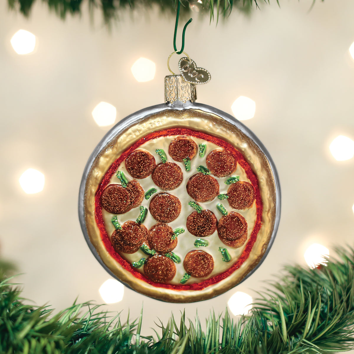 Pizza Pie Ornament Old World Christmas