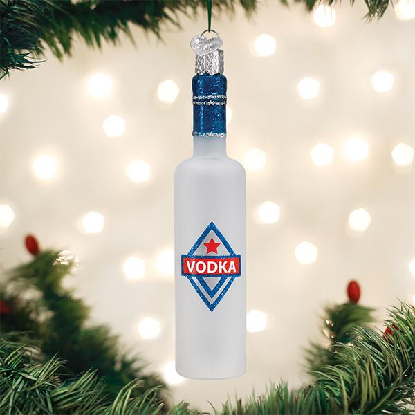 Vodka Bottle Ornament Old World Christmas