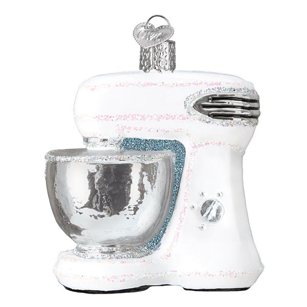 White Mixer Ornament Old World Christmas