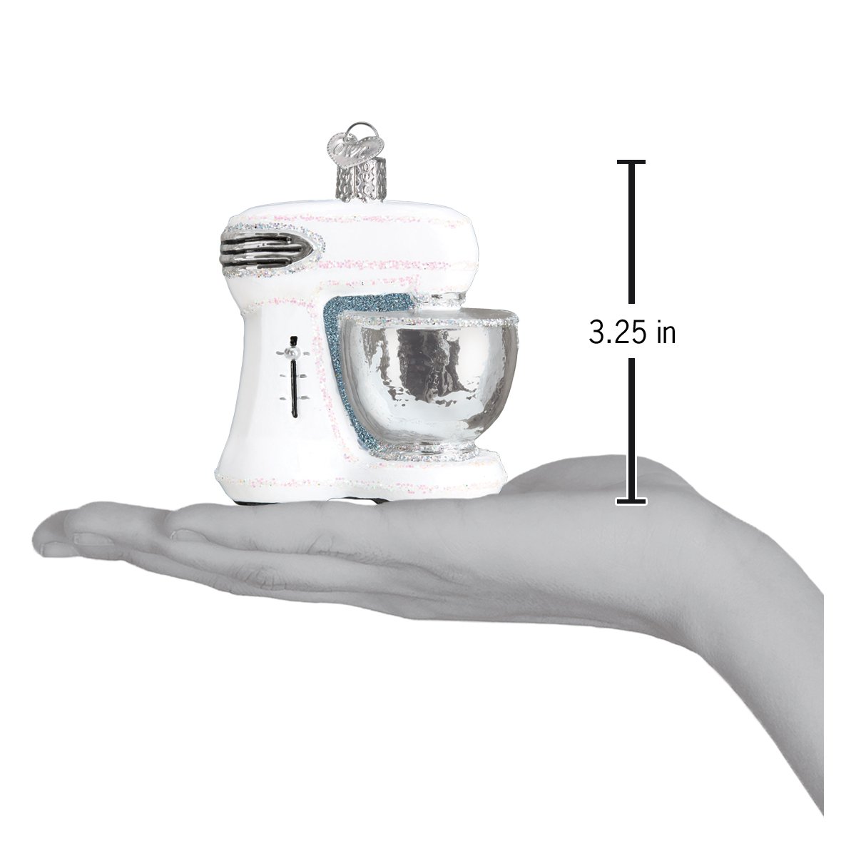 White Mixer Ornament Old World Christmas