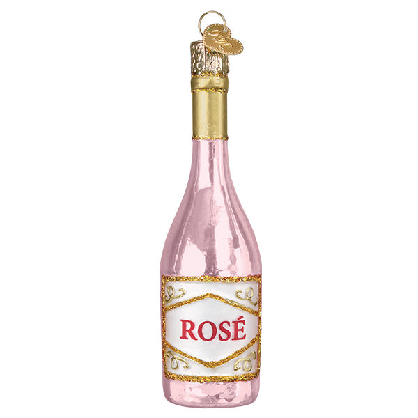 Rose Wine Ornament Old World Christmas