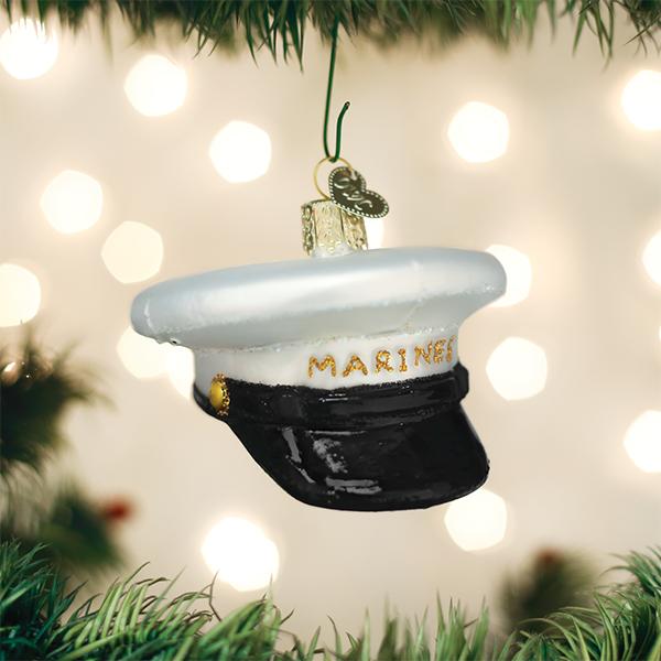 Marine's Cap Ornament Old World Christmas