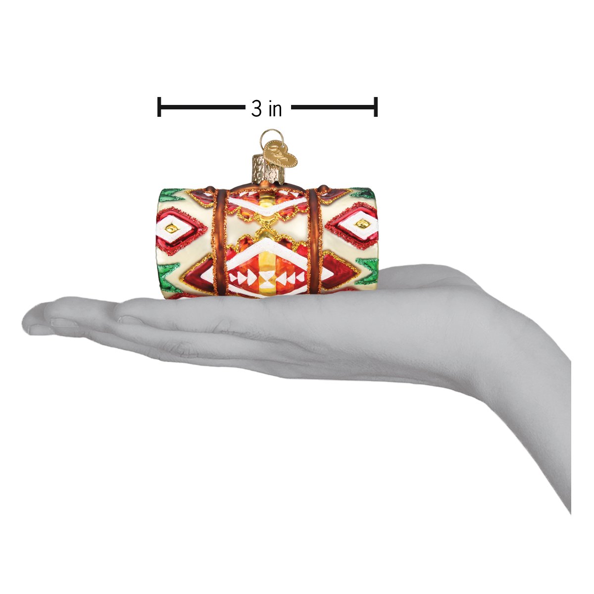 Wool Blanket Ornament Old World Christmas