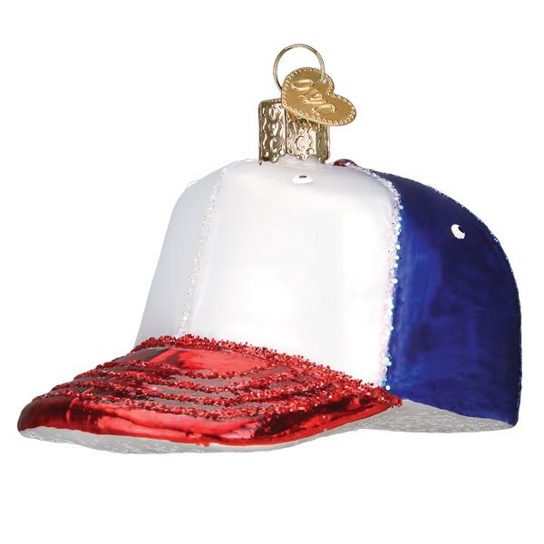 Baseball Cap Ornament Old World Christmas