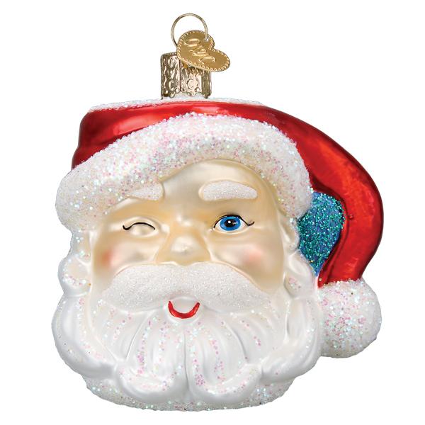 Santa Mug Ornament Old World Christmas