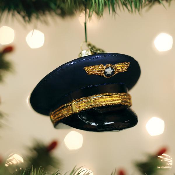 Pilot's Cap Ornament Old World Christmas