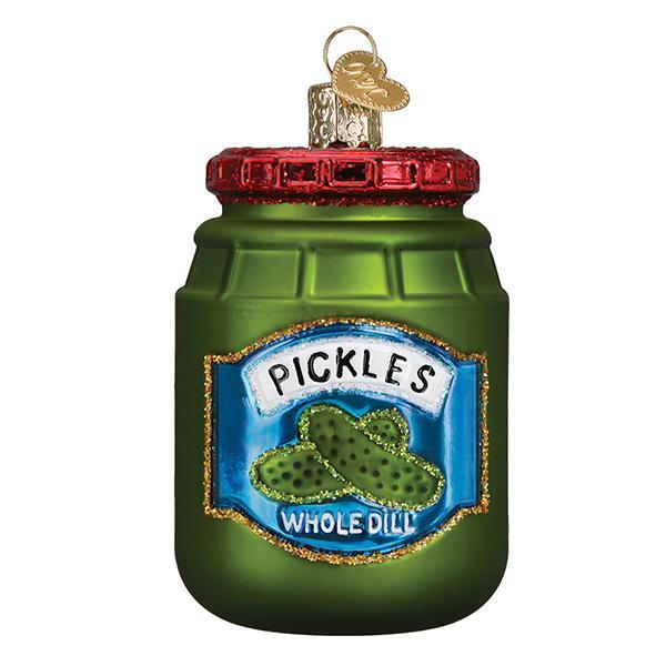 Jar Of Pickles Ornament Old World Christmas