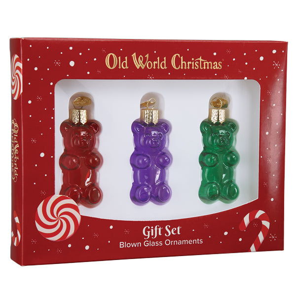 Jelly Bear Set Ornament Old World Christmas