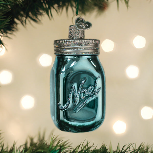 Mason Jar Ornament Old World Christmas