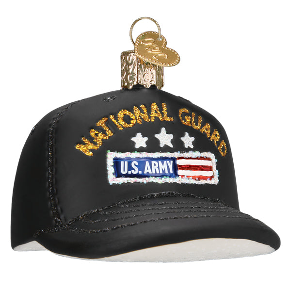 National Guard Cap Ornament Old World Christmas