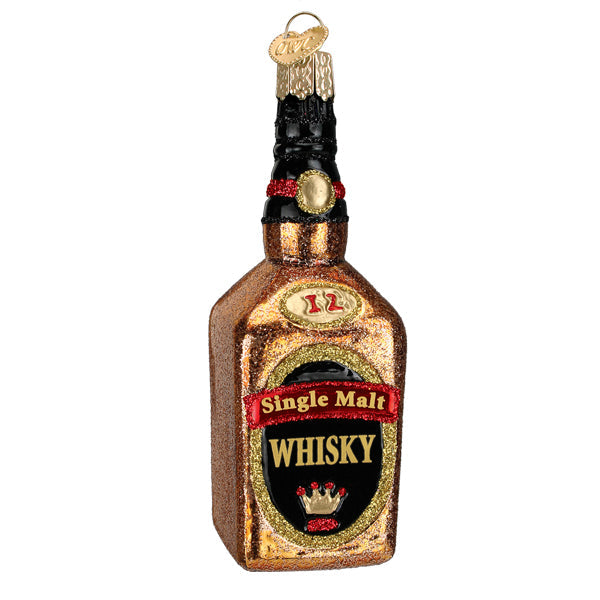 Whisky Bottle Ornament Old World Christmas