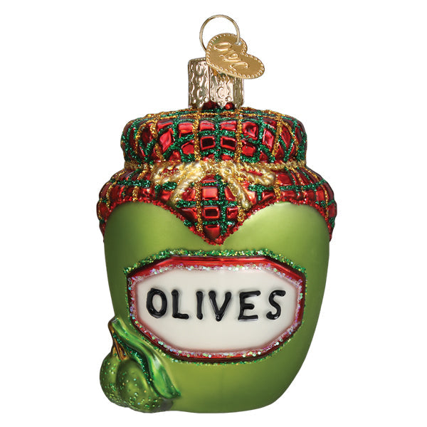 Jar Of Olives Ornament Old World Christmas