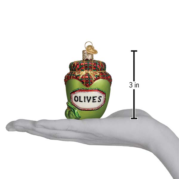 Jar Of Olives Ornament Old World Christmas