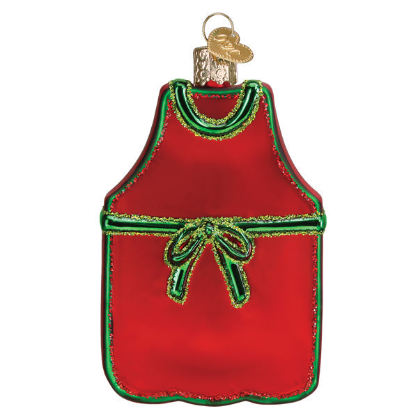 BBQ Apron Ornament Old World Christmas