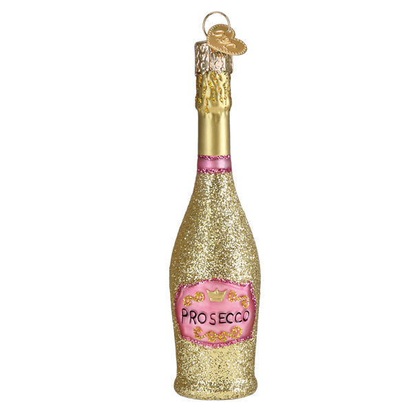 Prosecco Bottle Ornament Old World Christmas
