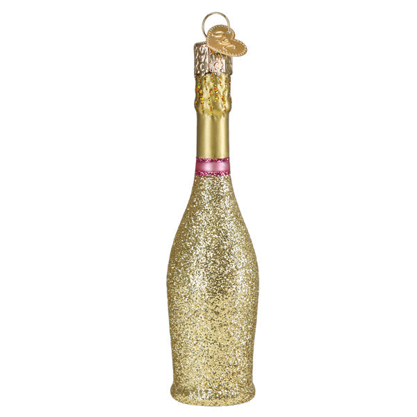 Prosecco Bottle Ornament Old World Christmas