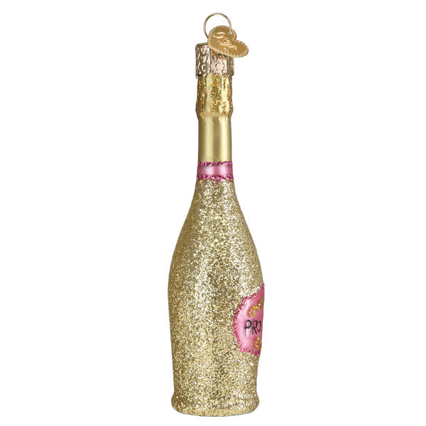 Prosecco Bottle Ornament Old World Christmas
