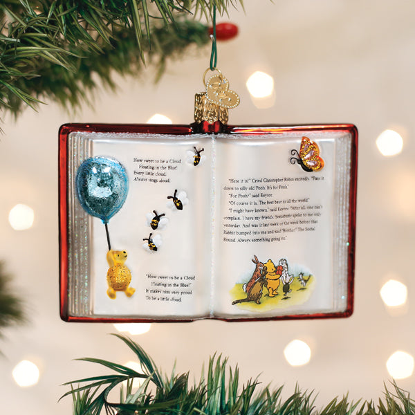 Winnie-the-Pooh Book Ornament Old World Christmas