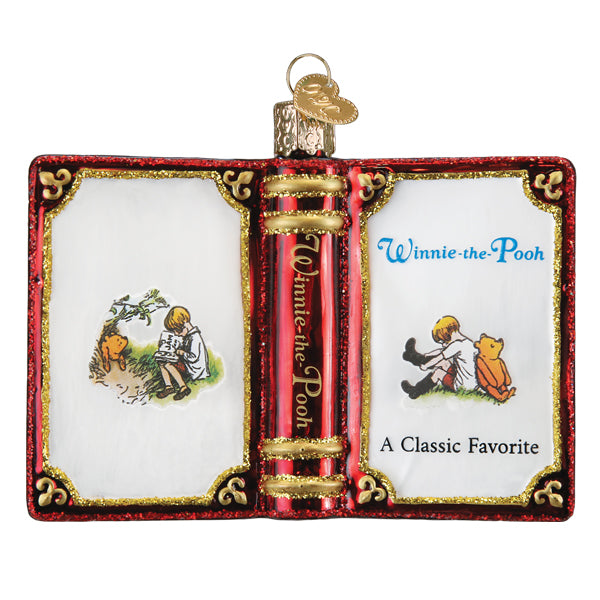 Winnie-the-Pooh Book Ornament Old World Christmas