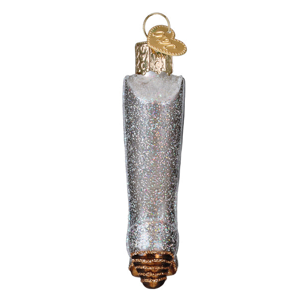 Glittered Boot Ornament Old World Christmas