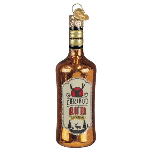 Rum Bottle Ornament Old World Christmas
