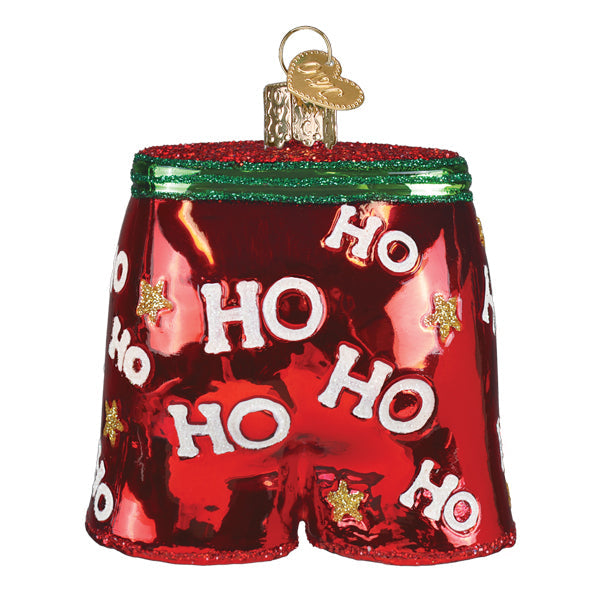 Holiday Boxer Shorts Ornament Old World Christmas
