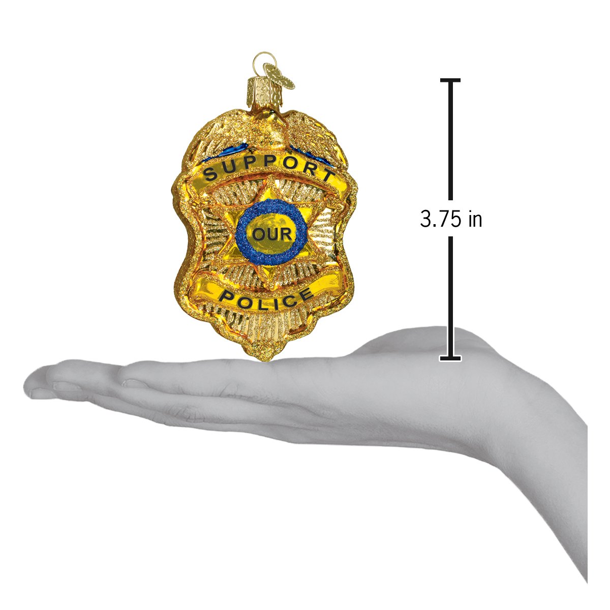 Police Badge Ornament Old World Christmas