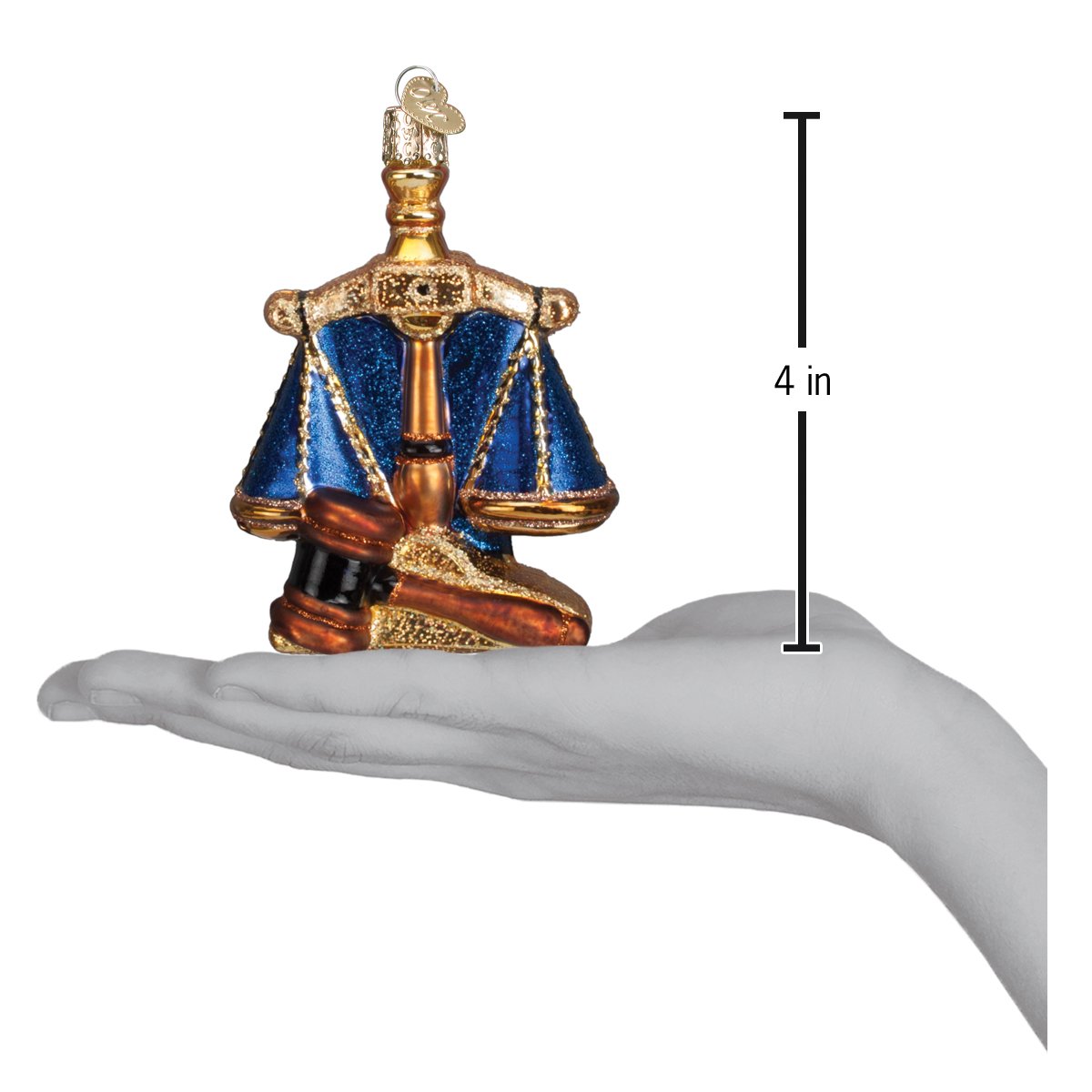 Scales Of Justice Ornament Old World Christmas