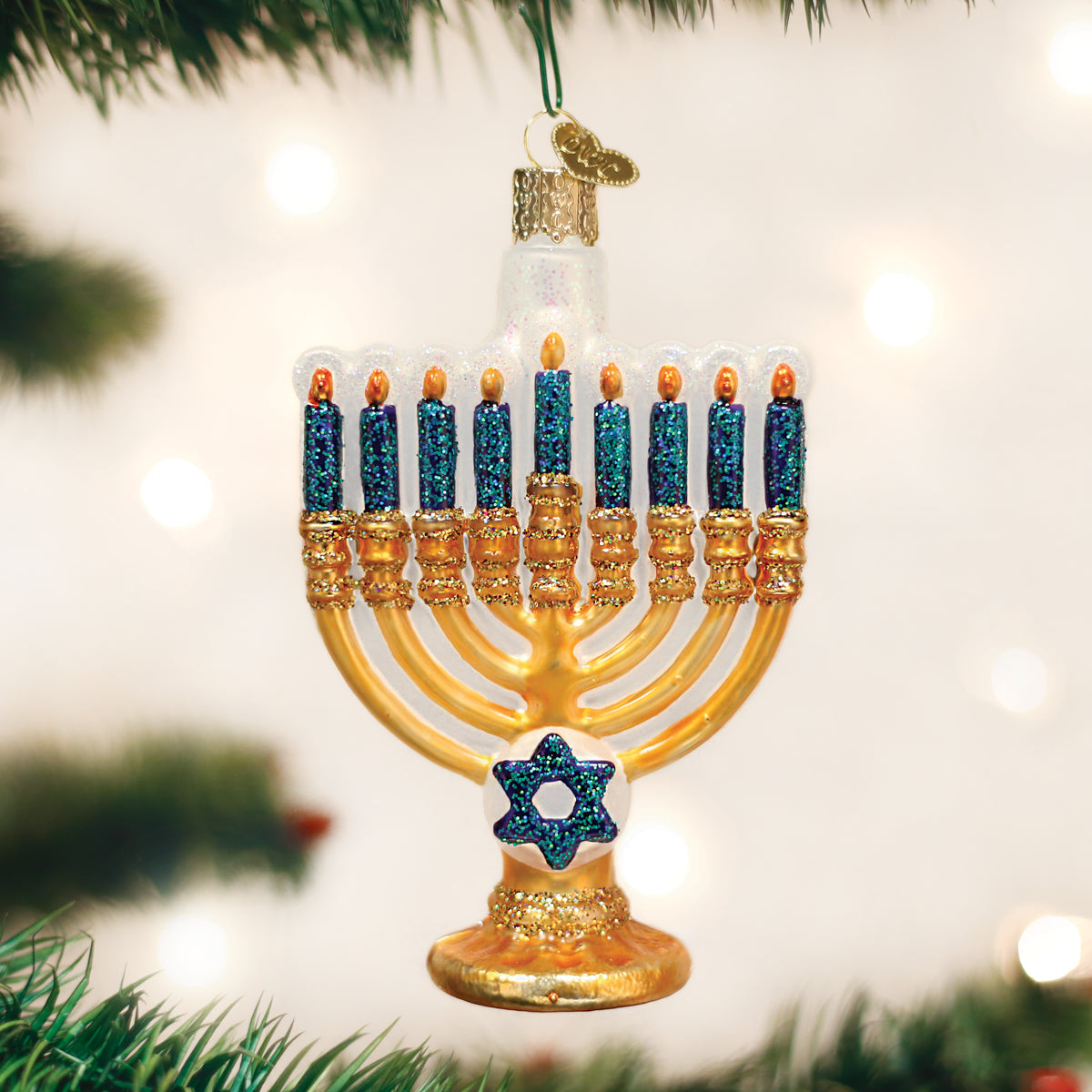 Menorah Ornament Old World Christmas