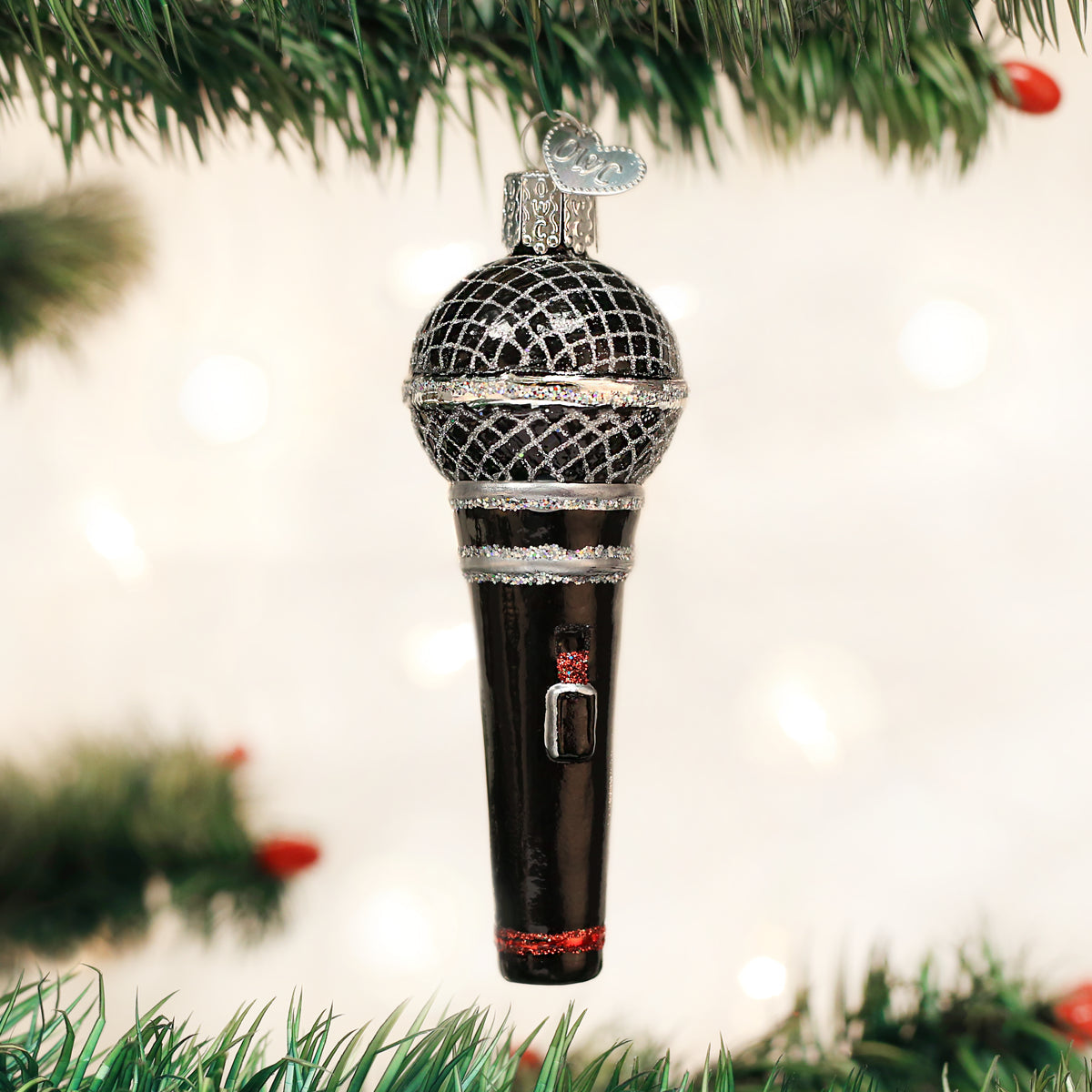 Microphone Ornament Old World Christmas