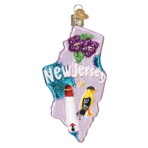 State Of New Jersey Ornament Old World Christmas