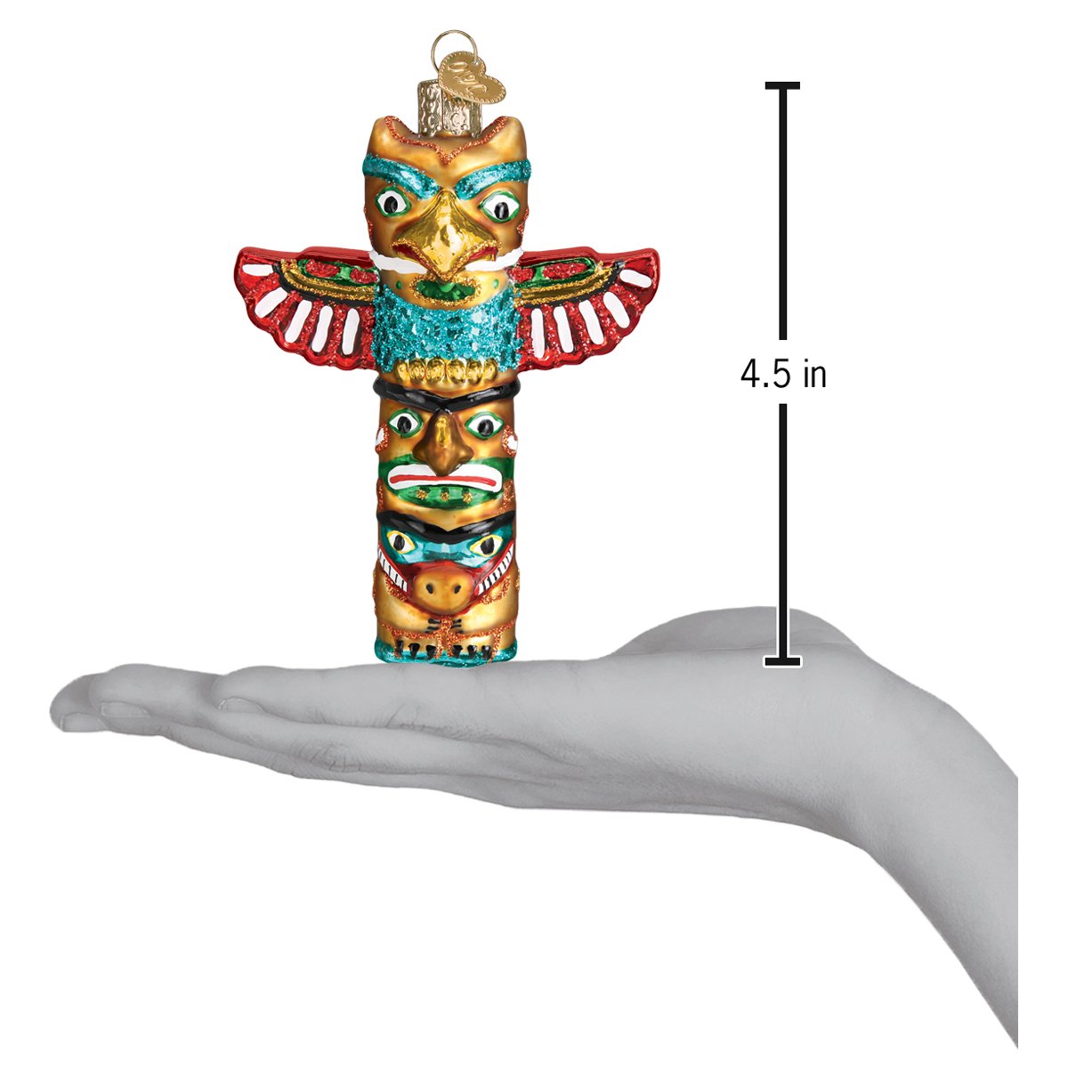 Totem Pole Ornament Old World Christmas
