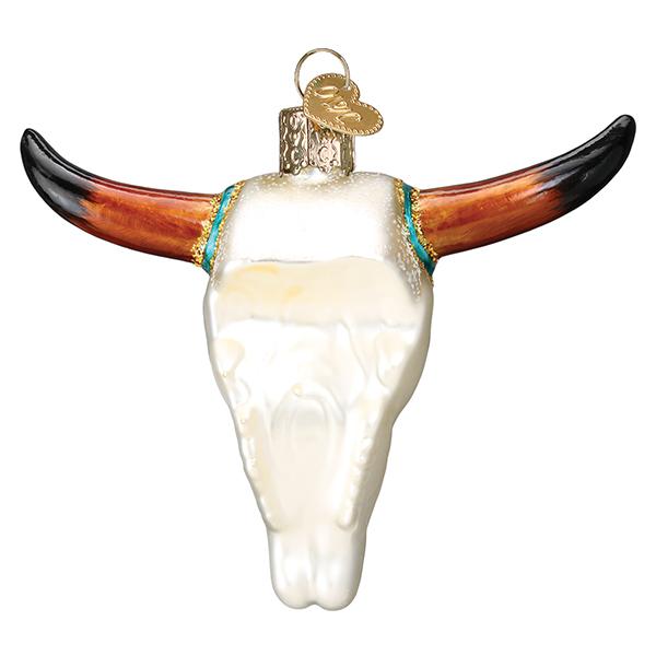 Southwestern Steer Skull Ornament Old World Christmas