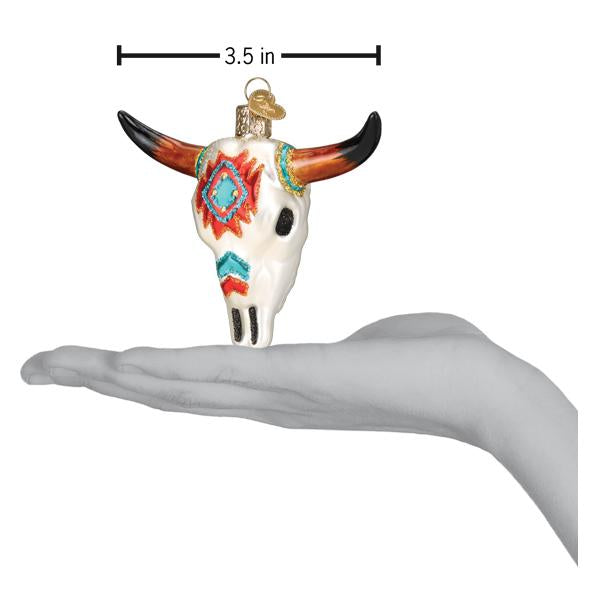 Southwestern Steer Skull Ornament Old World Christmas
