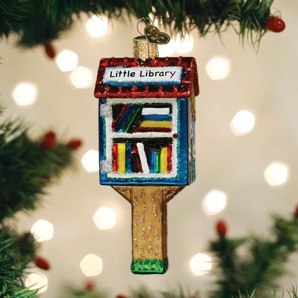 Little Library Ornament Old World Christmas