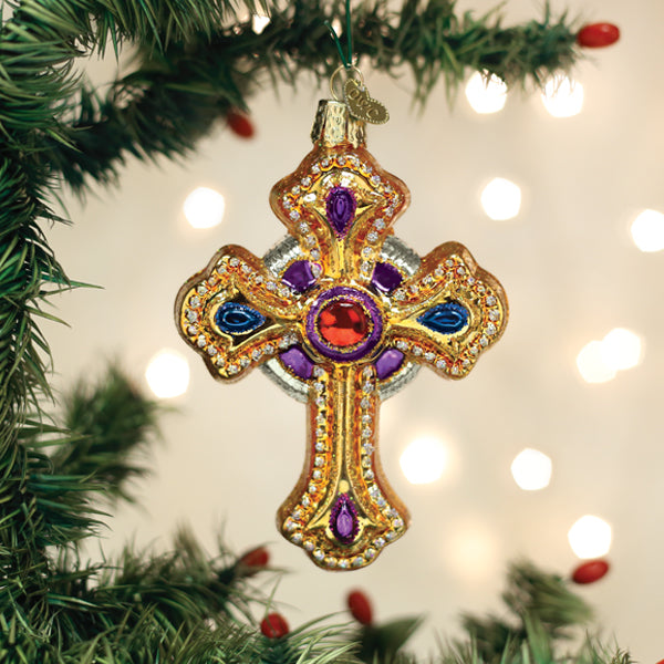 Ornate Cross Ornament Old World Christmas