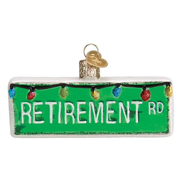 Happy Retirement Ornament Old World Christmas