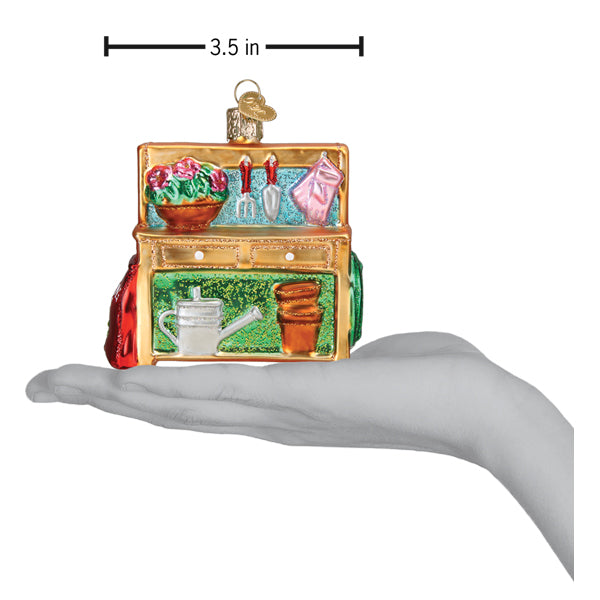 Potting Bench Ornament Old World Christmas