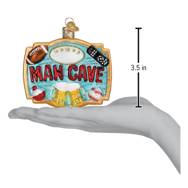 Man Cave Ornament Old World Christmas