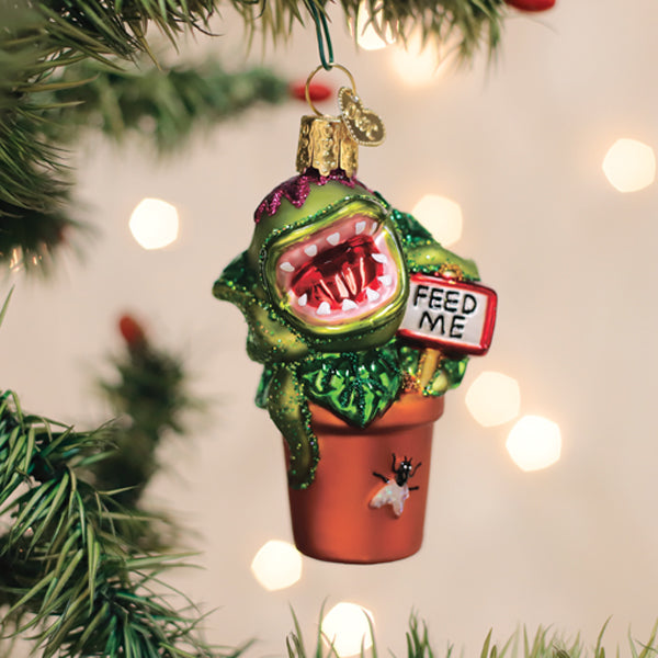 Venus Fly Trap Ornament Old World Christmas