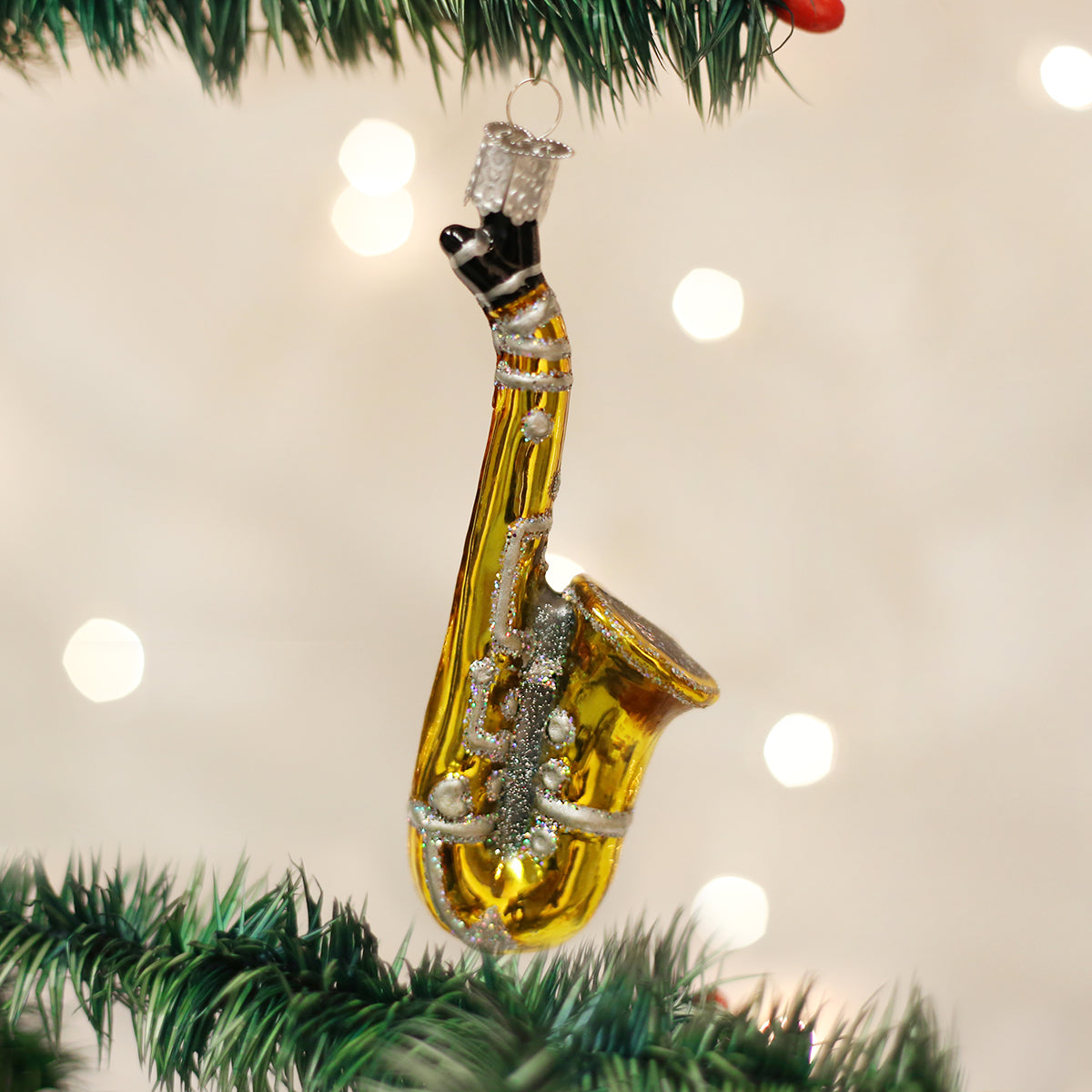 Saxophone Ornament Old World Christmas