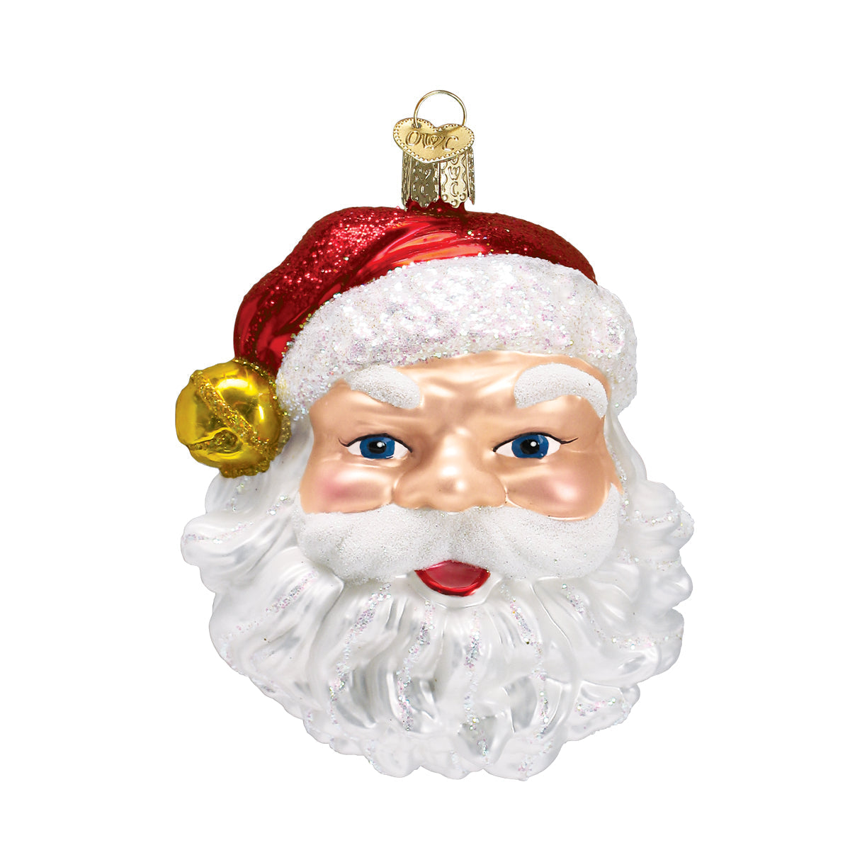 Jingle Bell Santa Ornament Old World Christmas