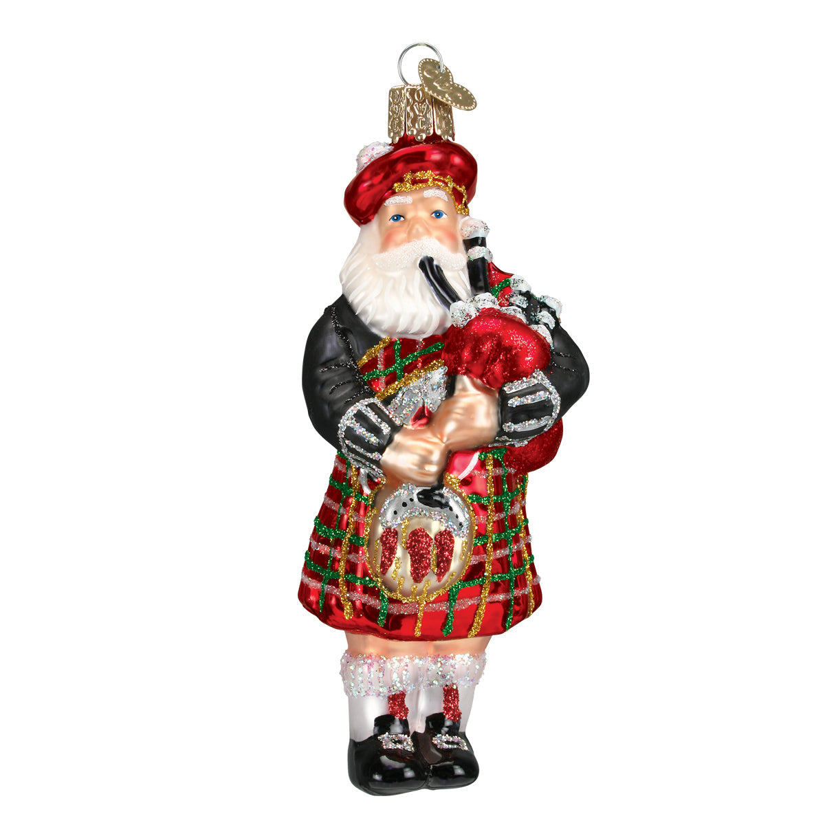 Highland Santa Ornament Old World Christmas