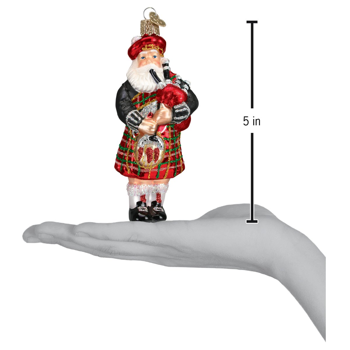 Highland Santa Ornament Old World Christmas