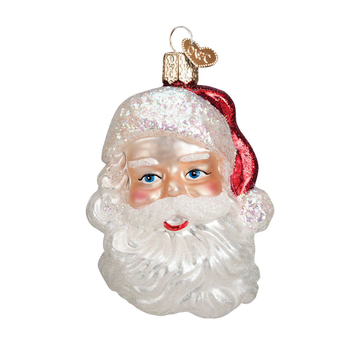 Mid-century Santa Head Old World Christmas