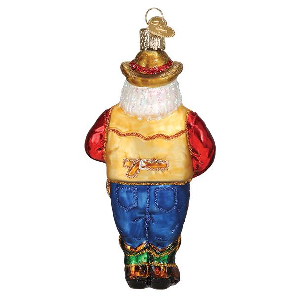 Western Santa Ornament Old World Christmas