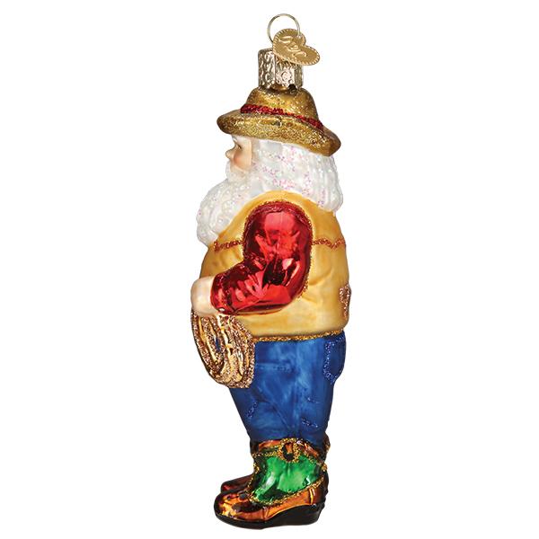 Western Santa Ornament Old World Christmas